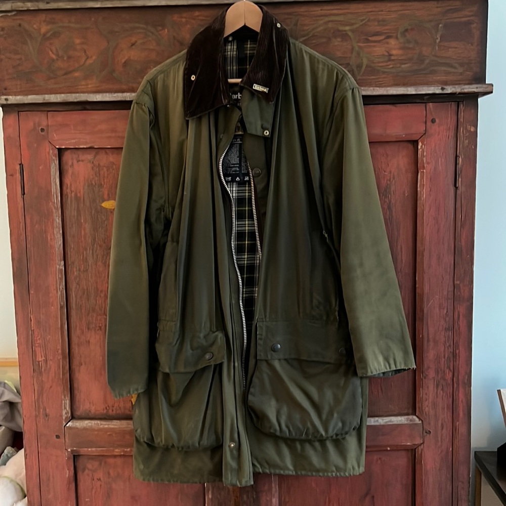 Classic Barbour Border jacket.